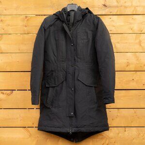 The North Face Women's Black Down Filled Long Jacket